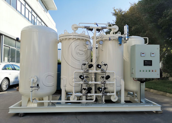 Stalowy generator tlenu PSA Maszyna 0,3 ~ 0,4 MPa Ciśnienie Sterowane PLC