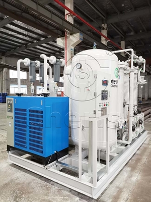 Przemysłowa kompaktowa maszyna do produkcji tlenu 93% 192 Nm3 / godz.